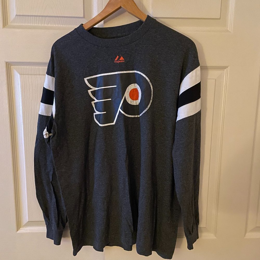 NHL Philadelphia Flyers Long Sleeve Tee Size Large